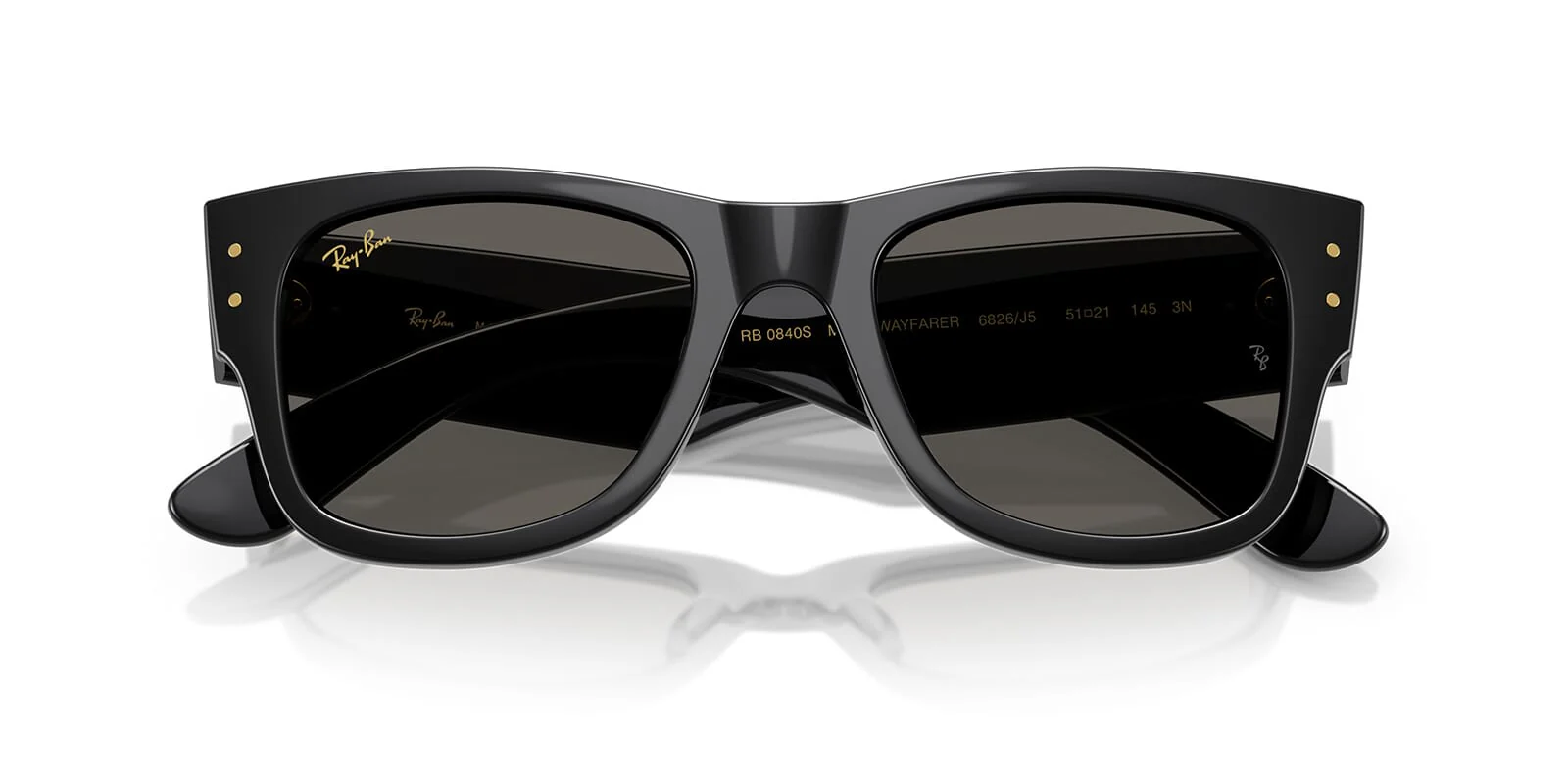 ASAP Rocky Blacked Out Collection Ray-Ban Mega Wayfarer RB 0840S 6826/J5 - As Seen On Michael Porter Jr. & Maro Itoje - Image 4