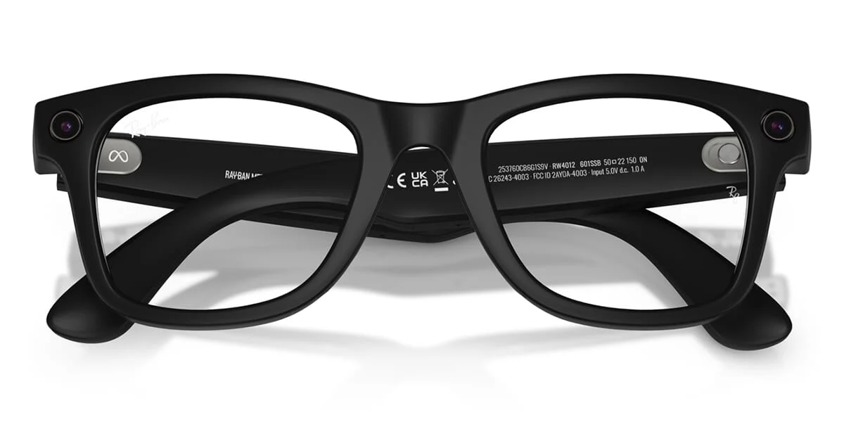 Ray-Ban Meta Wayfarer Gen 2 RW4012 601S/SB Smart Glasses - As Seen On Aminé & Rhamondre Stevenson - Image 2