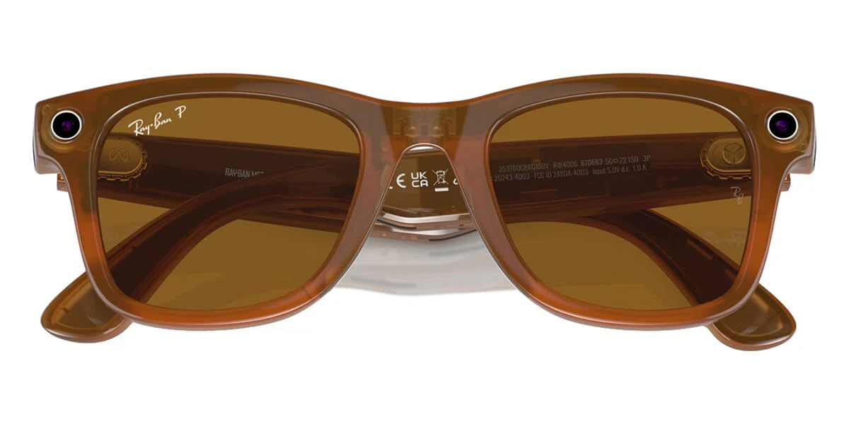 Ray-Ban Meta Wayfarer RW4006 6706/83 Polarised Smart Glasses - As Seen On Keenan Allen & Marty Thomas - Image 2