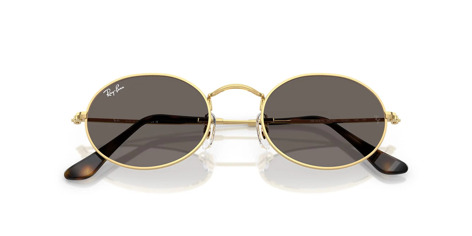 Ray-Ban Oval RB 3547N 001/B1 - As Seen On Antonio Fuoco - Image 4