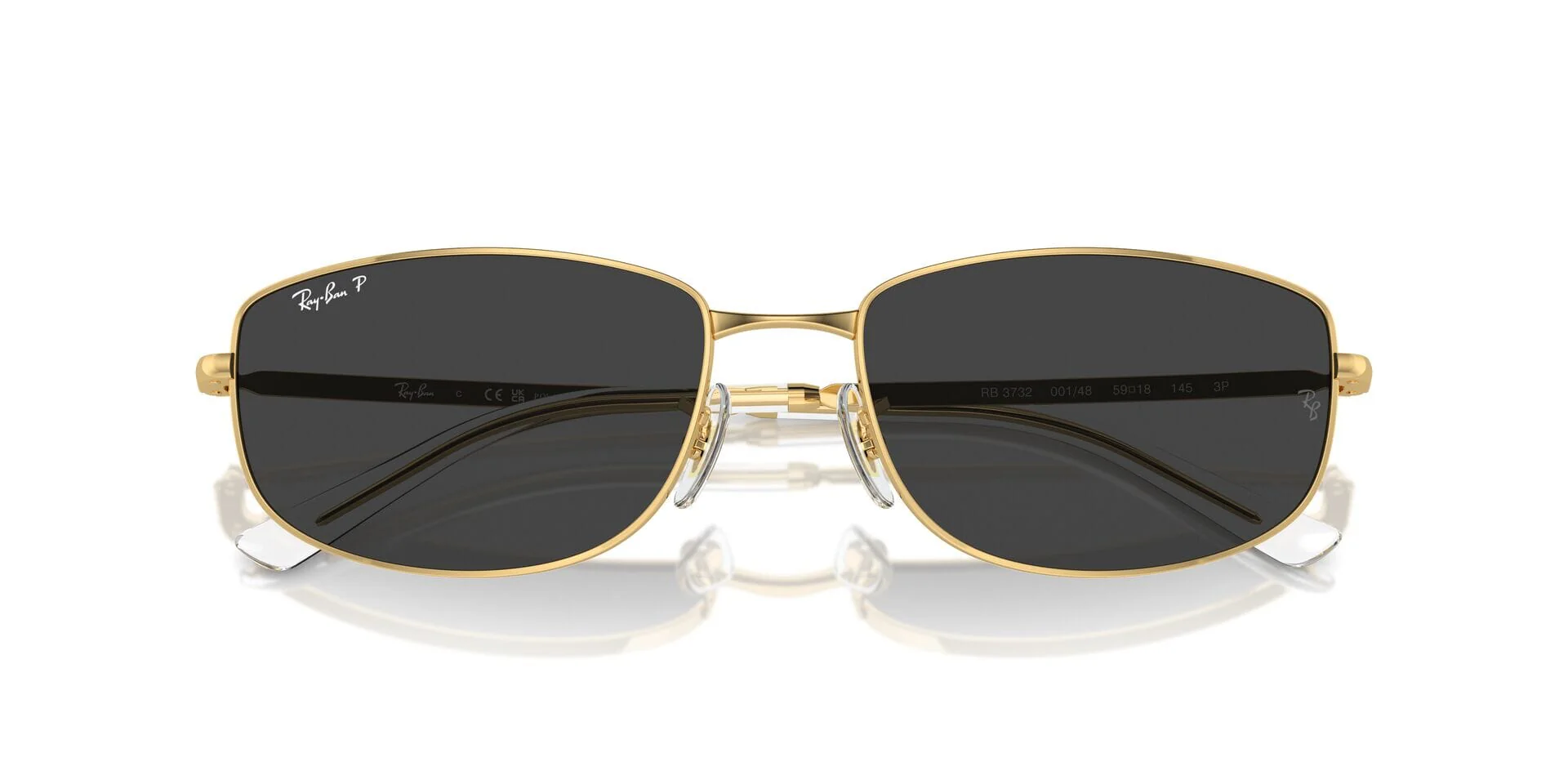 Ray-Ban RB 3732 001/48 Polarised - As Seen On ASAP Rocky - Image 4