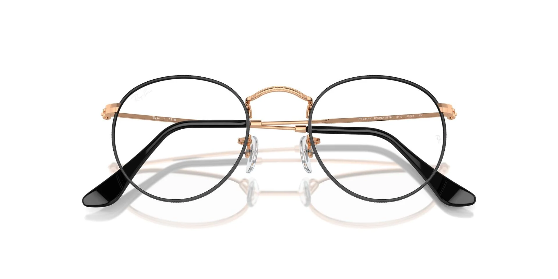 Ray-Ban Round Metal RB 3447V 3173 - Image 4