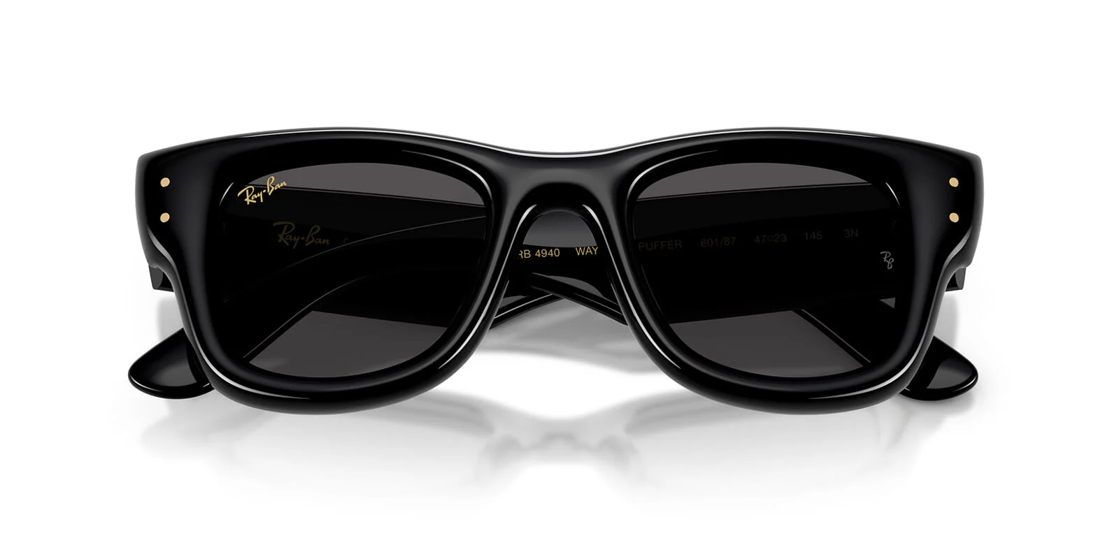 Ray-Ban Wayfarer Puffer RB 4940 601/87 - As Seen On Charles Leclerc & Dixie D'Amelio - Image 4