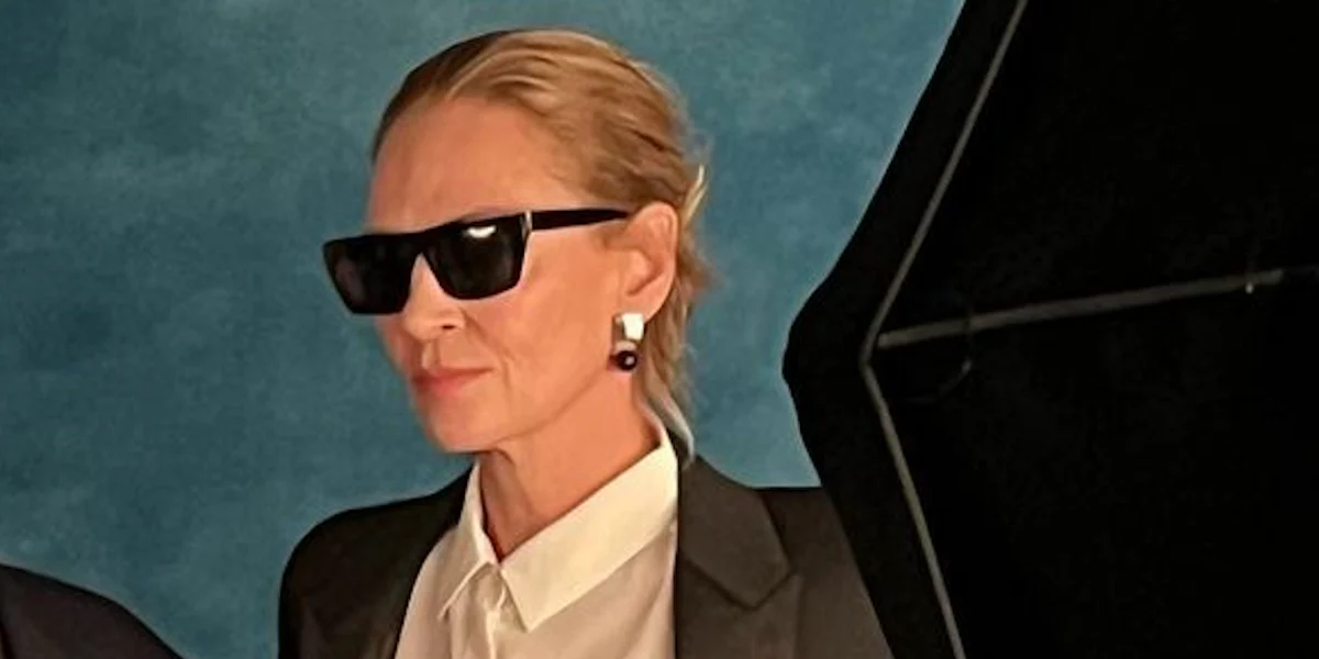 Saint Laurent Sun SL 1/F 001 - As Seen On Uma Thurman & Michelle Monaghan - Image 4