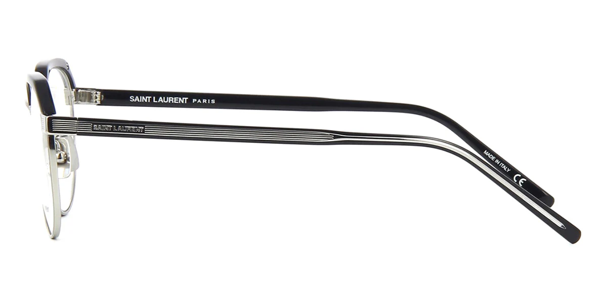 Saint Laurent SL 124 001 Black and Silver - Image 4