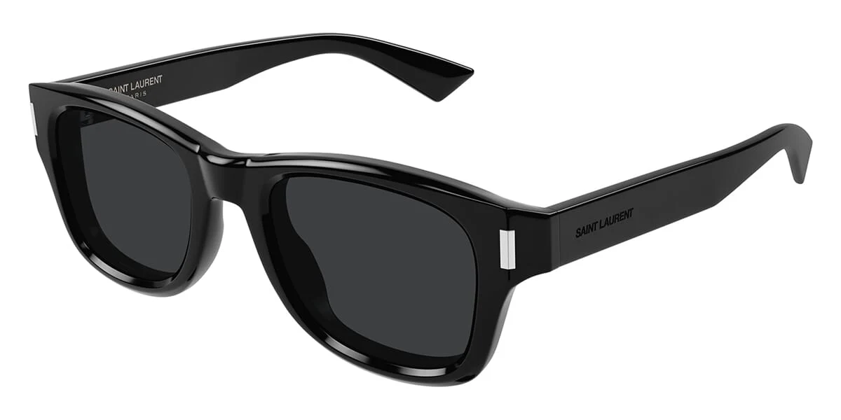 Saint Laurent SL 801 001 - As Seen On Olivia Wilde & Lewis Pullman