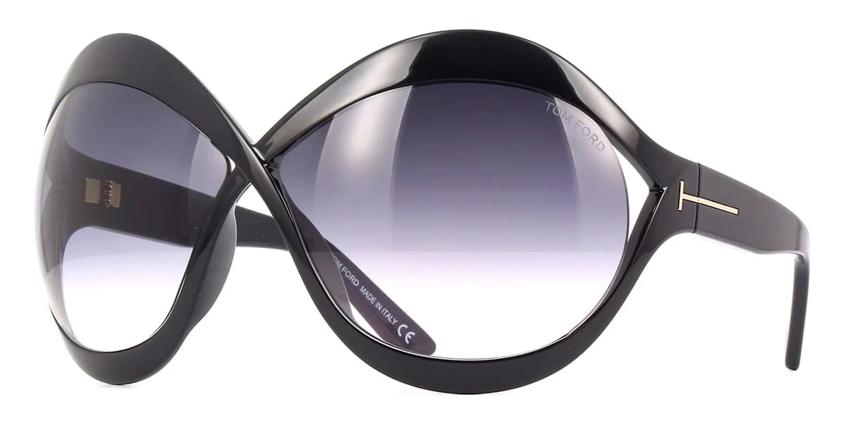 Tom Ford Carine-02 TF902 01B - As Seen On Ebony K. Williams