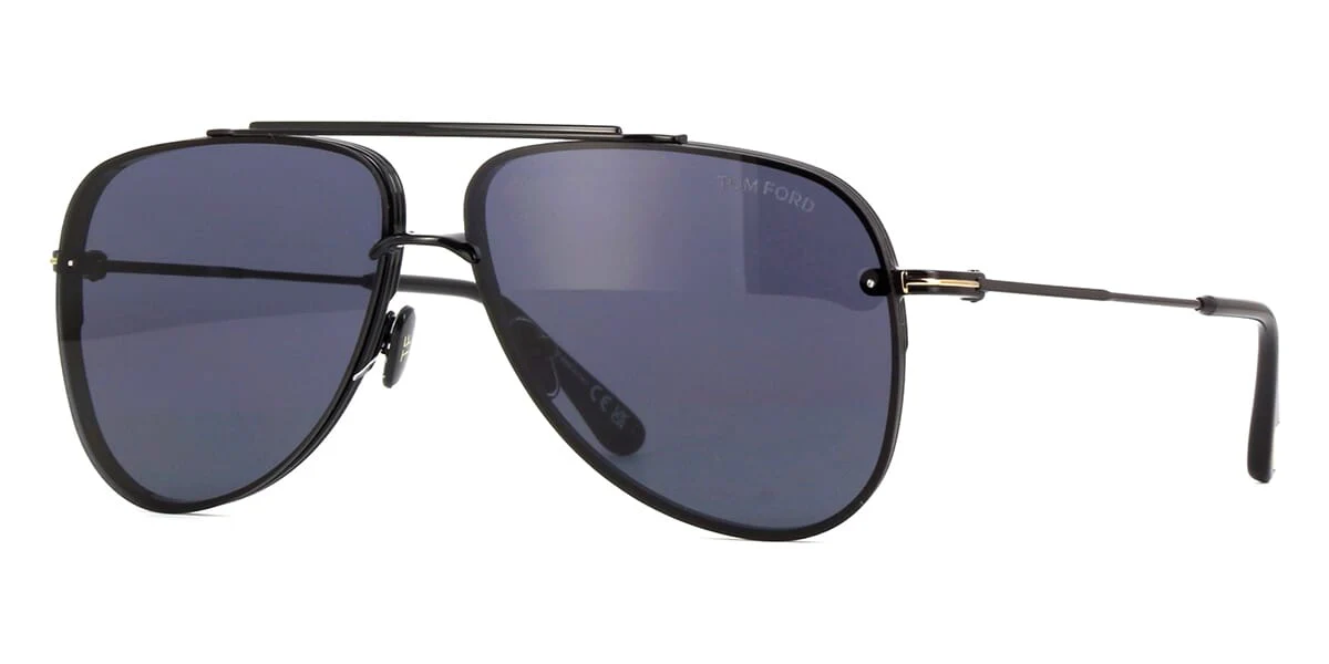 Tom Ford Leon TF1071 01A - As Seen On Rauw Alejandro