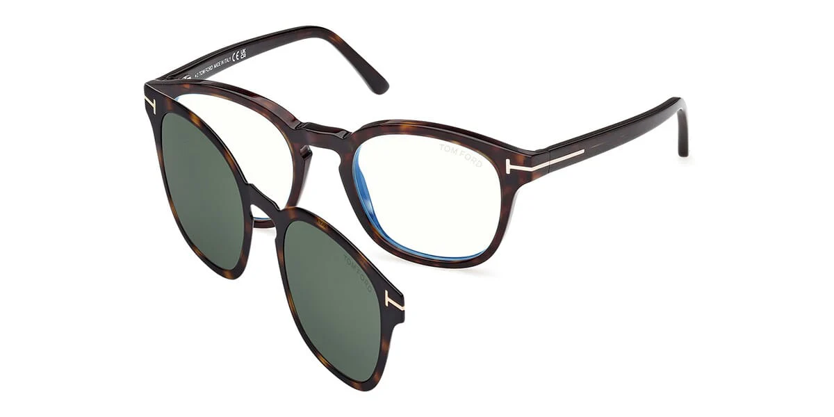 Tom Ford TF5532-B 01D Blue Control with Magnetic Clip On - Image 3