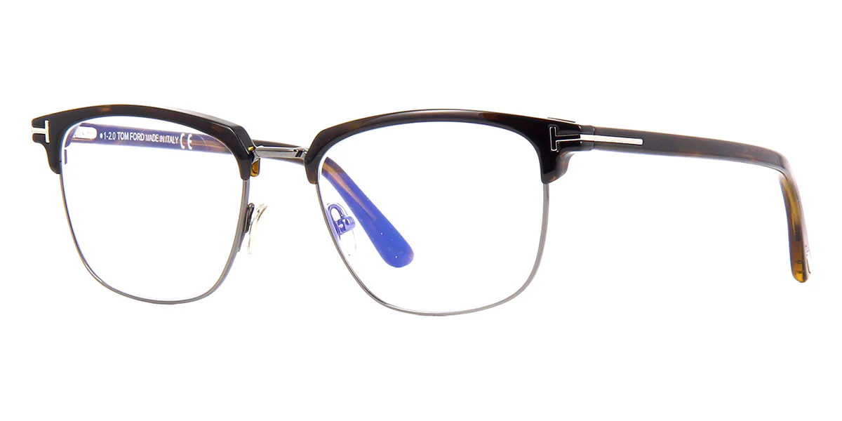 Tom Ford TF5683-B 052 Blue Control with Magnetic Clip-On