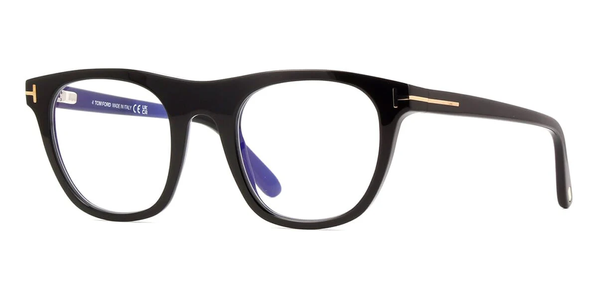 Tom Ford TF5895-B 001 Blue Control with Magnetic Clip-On
