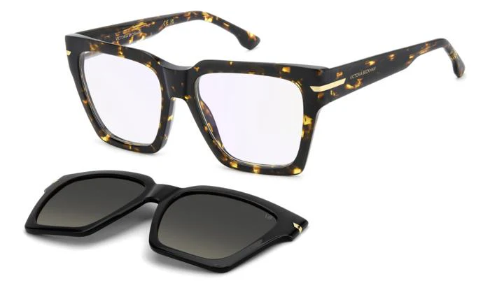 Victoria Beckham VB7009/C 086LB with Magnetic Clip on Polarised - Image 5