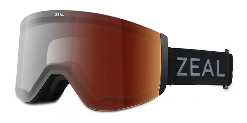 Zeal Ski Mask Hatchet Dark Night Grey 11481 Photochromic Polarised with interchangable low light lens